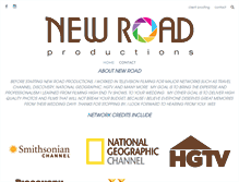 Tablet Screenshot of newroadproductions.com